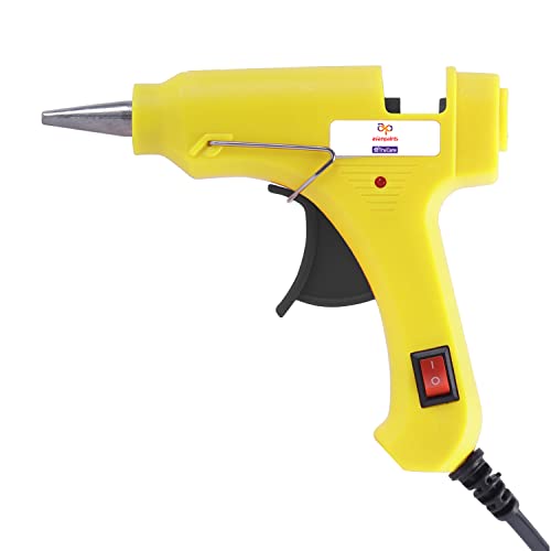 Asian Paints Trucare Glue Gun 20w | On-off Switch & LED Light | Repairs Toy Model, Plastic, wood & Metal Products | Easy Grip - 20 watt | Use with 7mm glue sticks